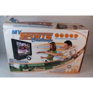 My Sports Challenge Wireless Sports Game System Five Games Set for 2 Players